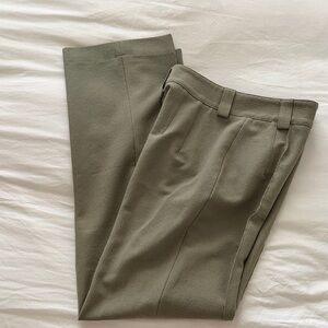 Zara Women's Olive Green Chinos
